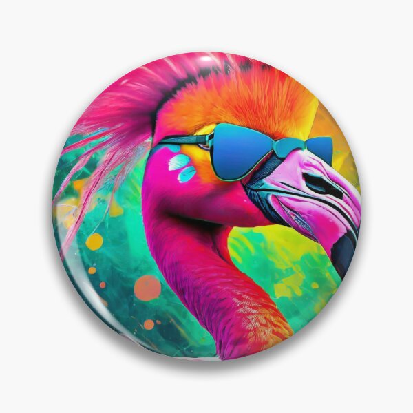 Item preview, Punk Rock Flamingo designed and sold by fotofeast.