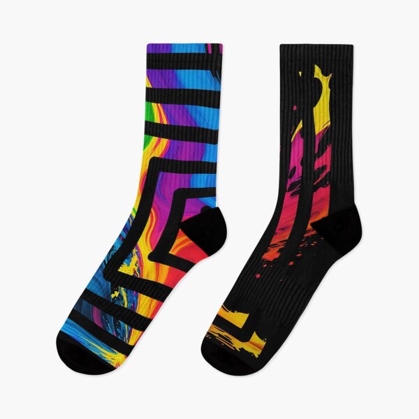 Item preview, Multicolored maze design in neon colors street style designed and sold by Carlos Gudino.
