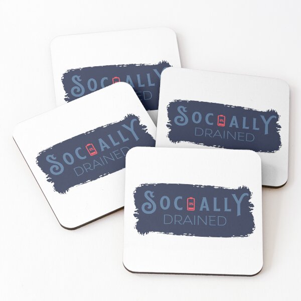 Item preview, Socially Drained designed and sold by ThePioneerWay.