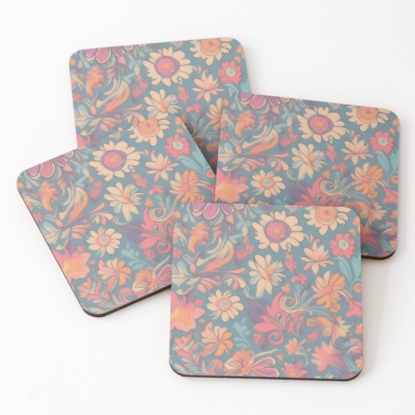 Item preview, Retro Flower Pattern Fun designed and sold by aurahealing.