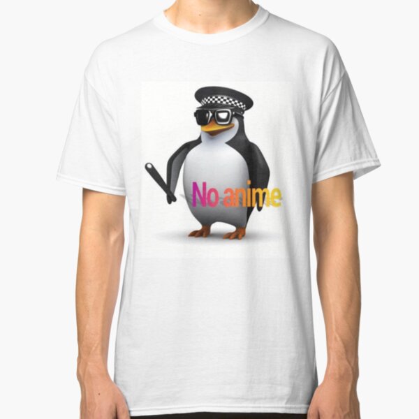 No Anime Penguin Classic T-Shirt