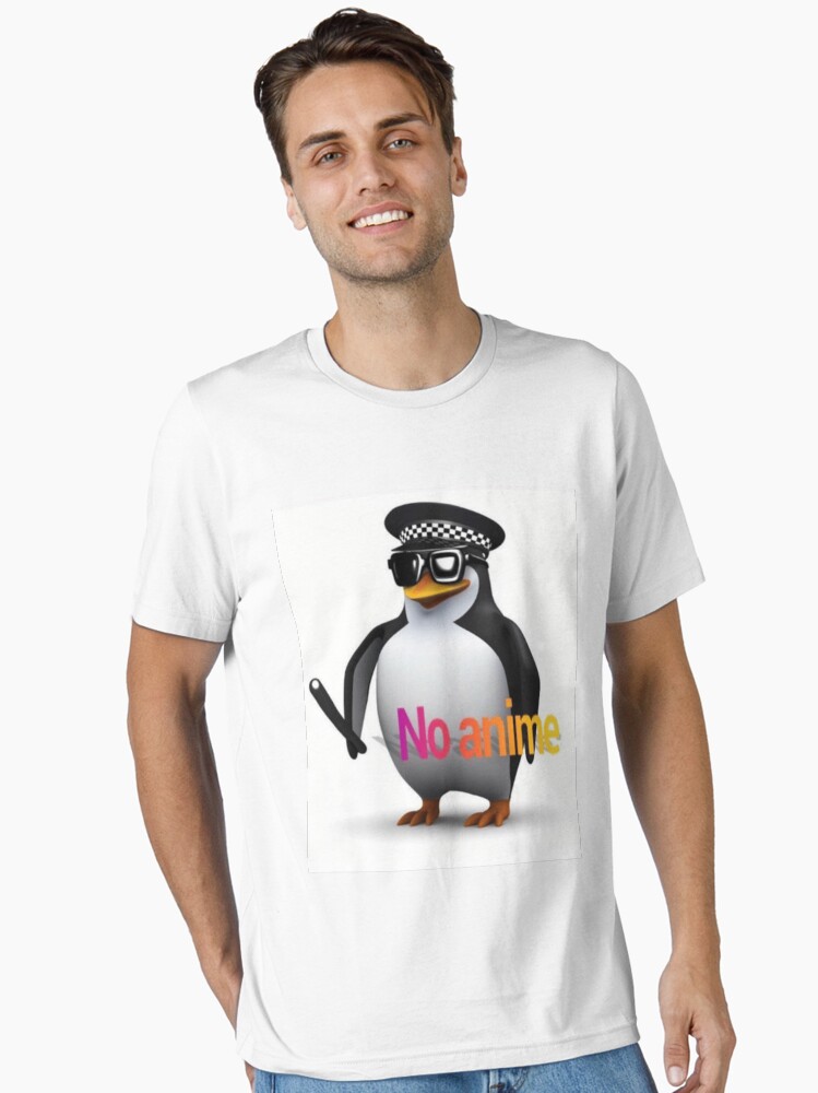 No Anime Penguin Shirt