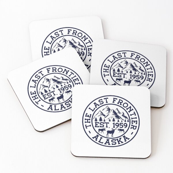 Item preview, Alaska The Last Frontier Mountains Moose Souvenir Sticker designed and sold by KGN  CREATIVITY.