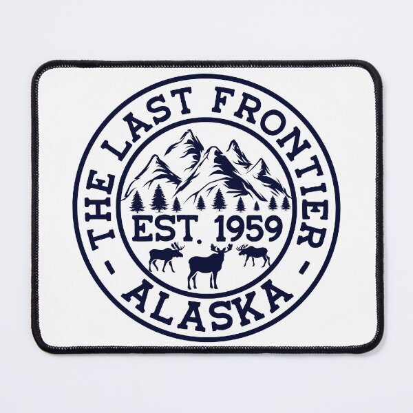 Item preview, Alaska The Last Frontier Mountains Moose Souvenir Sticker designed and sold by KGN CREATIVITY.
