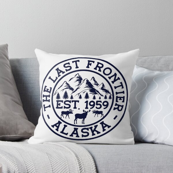 Item preview, Alaska The Last Frontier Mountains Moose Souvenir Sticker designed and sold by KGN  CREATIVITY.