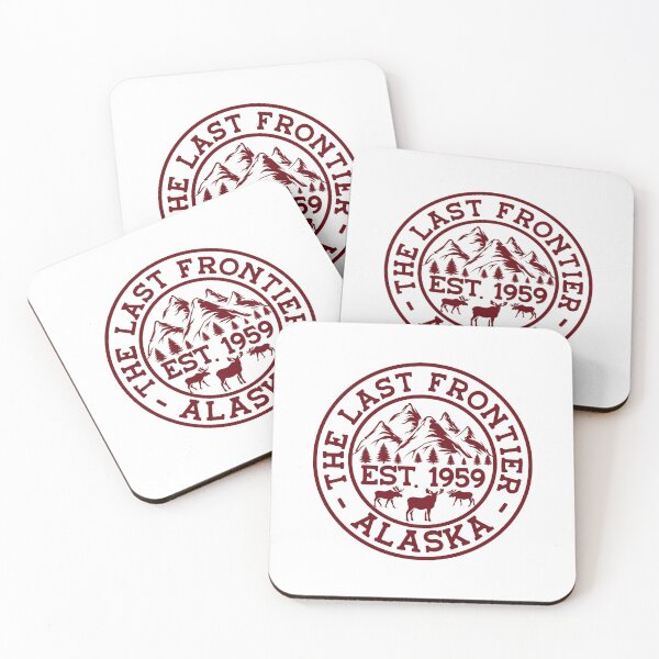 Item preview, Alaska The Last Frontier Mountains Moose Souvenir Sticker designed and sold by KGN  CREATIVITY.