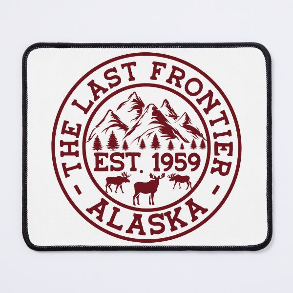 Item preview, Alaska The Last Frontier Mountains Moose Souvenir Sticker designed and sold by KGN  CREATIVITY.
