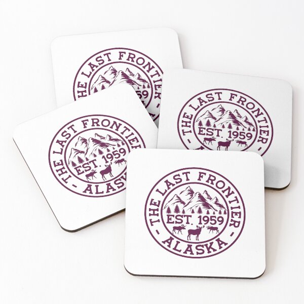 Item preview, Alaska The Last Frontier Mountains Moose Souvenir Sticker designed and sold by KGN  CREATIVITY.