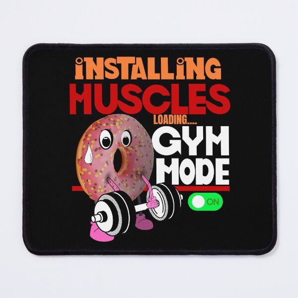Item preview, Funny Donut Workout Gym Mode Installing Muscles Loading.. designed and sold by CasmariaOnlineShop -.