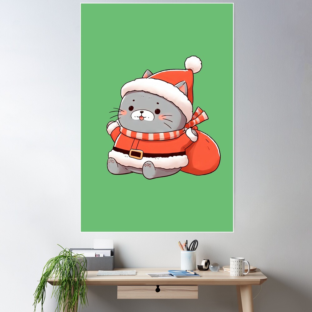 christmas santa cat profile picture