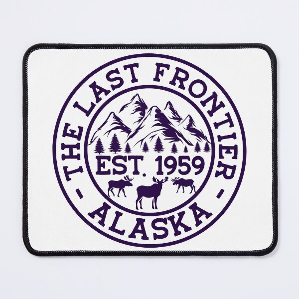 Item preview, Alaska The Last Frontier Mountains Moose Souvenir Sticker designed and sold by KGN  CREATIVITY.