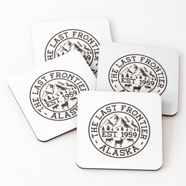 Item preview, Alaska The Last Frontier Mountains Moose Souvenir Sticker designed and sold by KGN  CREATIVITY.