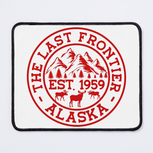 Item preview, Alaska The Last Frontier Mountains Moose Souvenir Sticker designed and sold by KGN  CREATIVITY.