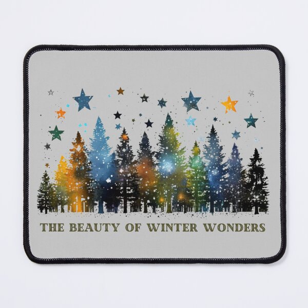 Item preview, The Beauty of Winter Wonder, Christmas Forest designed and sold by Hibiskusmond.