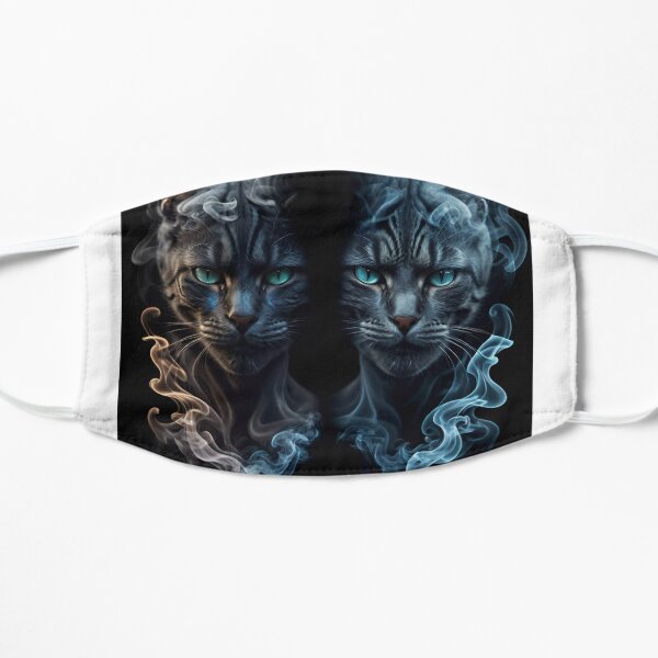 Feline Therian Mask White Shorthair Cat 