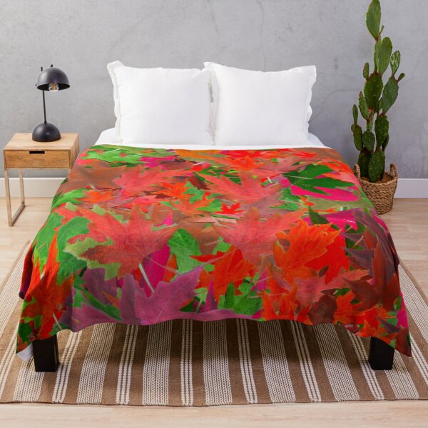 Item preview, Colorful Fall Leaf Pattern Photography designed and sold by Victoria Rose.