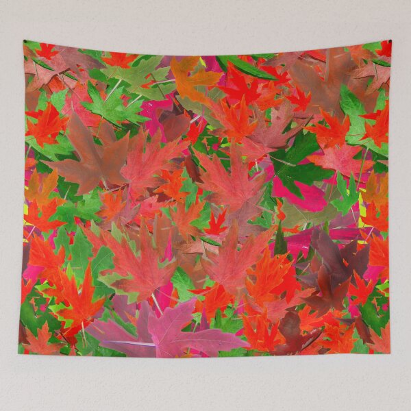Item preview, Colorful Fall Leaf Pattern Photography designed and sold by Victoria Rose.