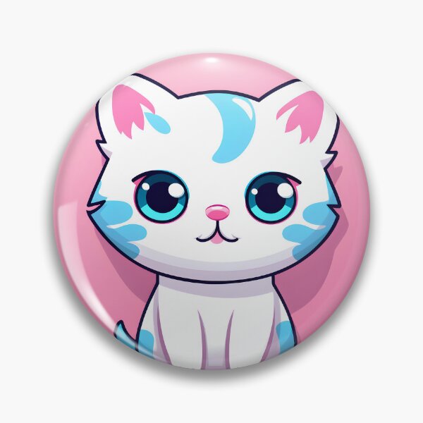 Item preview, Subtle Trans Pride Cute Kawaii Cat designed and sold by ArtliciousHUMAN.