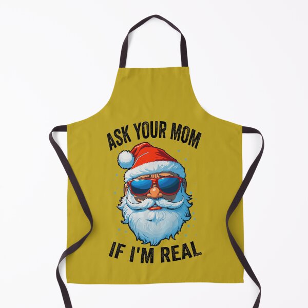 Item preview, Ask Your Mom If I'm Real Santa Claus With Sunglasses designed and sold by Peculiarts.