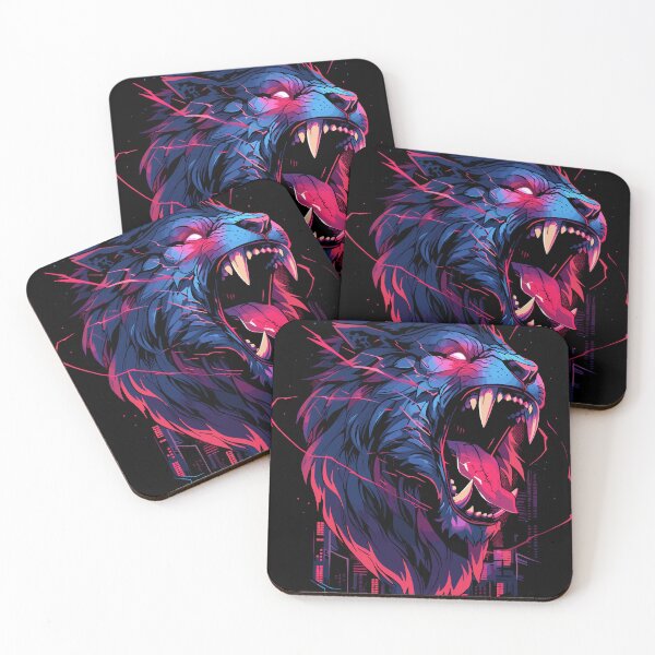Item preview, Synthwave Lion designed and sold by crula.