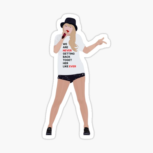 Taylor Swift Eras Tour Outfits Sticker Sheet – Jennifer Vallez