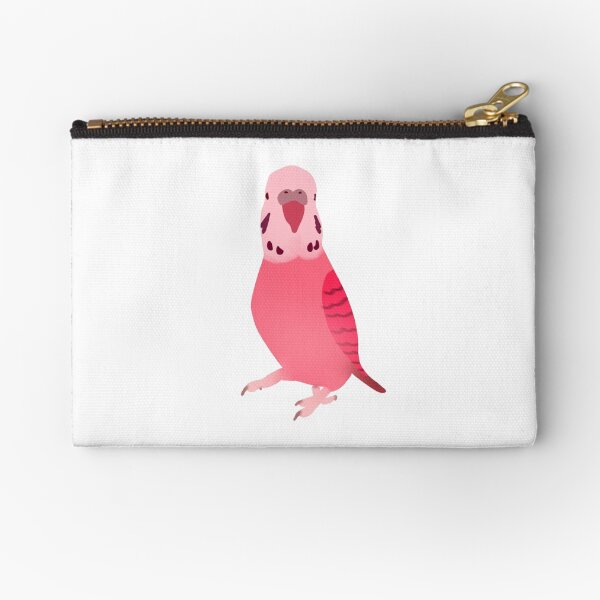 Item preview, Pink monochromatic Budgie designed and sold by Plutothebudgie1.