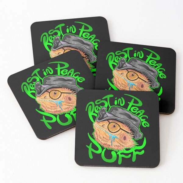 Item preview, KingCobraJFS RIP Puff Puffers Bearded Dragon designed and sold by BetterDaze.