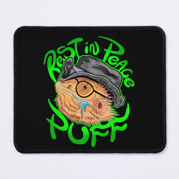 Item preview, KingCobraJFS RIP Puff Puffers Bearded Dragon designed and sold by BetterDaze.