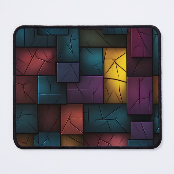 Item preview, Flat 3D Block Pattern Design - Modern and Sophisticated designed and sold by alaa-mously.