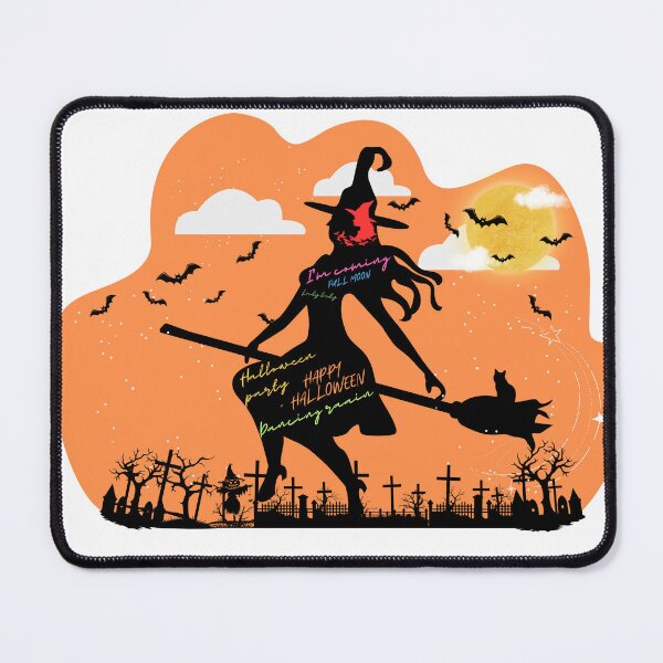 Item preview, Halloween Witch flying in the moon light designed and sold by TK Art1989.