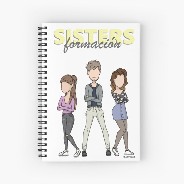 Vista previa del artículo con la obra «Sisters Formación», diseñado y vendido por Artguacate.