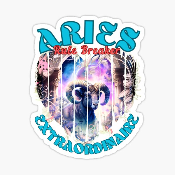 Item preview, Aries: Rule Breaker Extraordinaire. aries season designed and sold by ZodiacWonders.