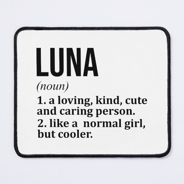 Artikelvorschau, Luna-Namensdefinition entworfen und verkauft von XCIV.