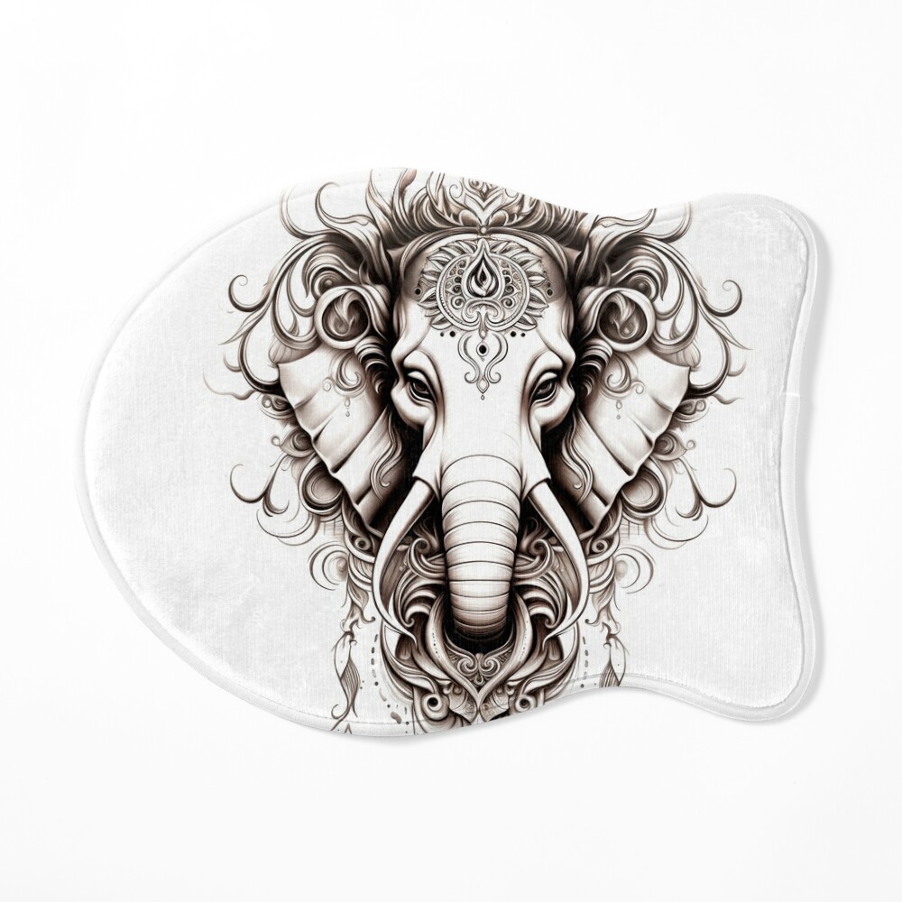 Muay Thai Sak Yant Elephant - Elephant Tattoo - Sticker | TeePublic