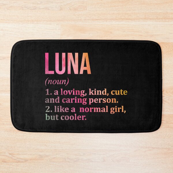 Item preview, Luna Name Definition in Watercolor designed and sold by XCIV.