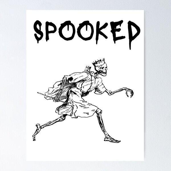 Item preview, The Running Spooked Skeleton  designed and sold by BreUniqueShop.