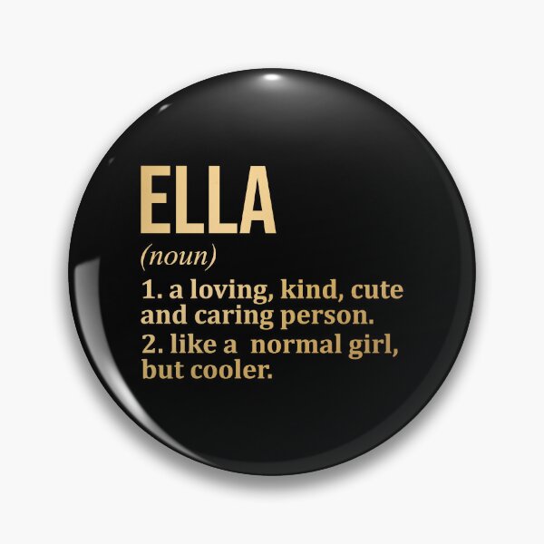 Item preview, Ella Name Definition in Gold designed and sold by XCIV.