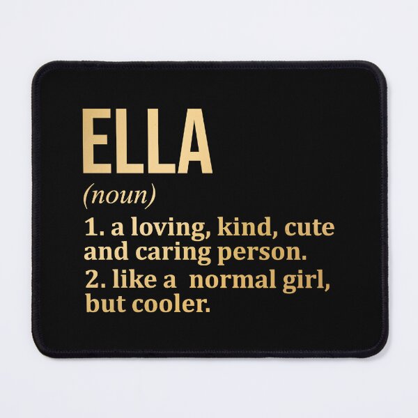 Item preview, Ella Name Definition in Gold designed and sold by XCIV.