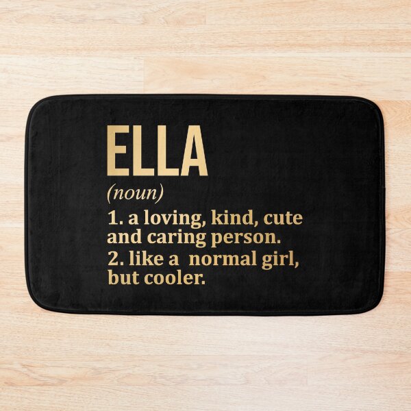 Item preview, Ella Name Definition in Gold designed and sold by XCIV.