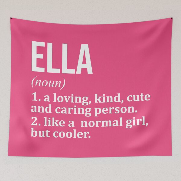 Item preview, Ella Name Definition for Women designed and sold by XCIV.