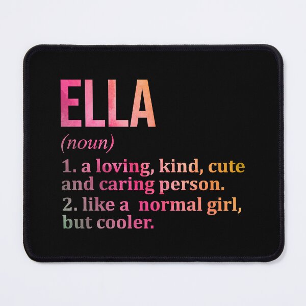 Item preview, Ella Name Definition in Watercolor designed and sold by XCIV.