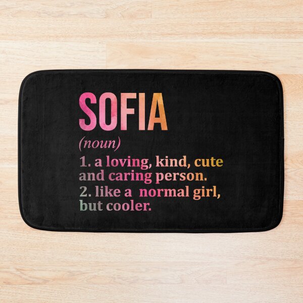 Item preview, Sofia Name Definition in Watercolor designed and sold by XCIV.