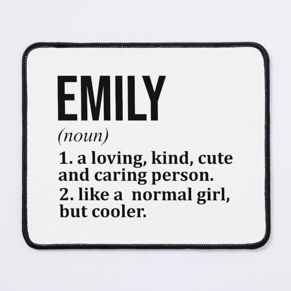 Item preview, Emily Name Definition designed and sold by XCIV.