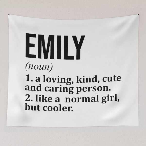 Item preview, Emily Name Definition designed and sold by XCIV.