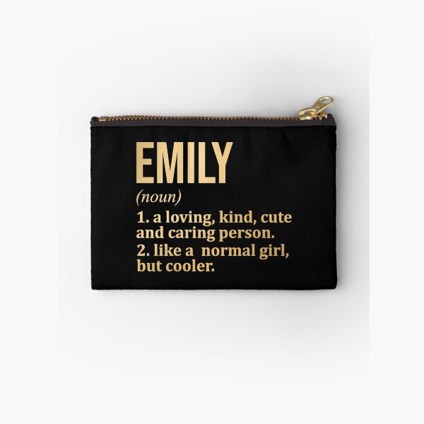 Artikelvorschau, Emily-Namensdefinition in Gold entworfen und verkauft von XCIV.