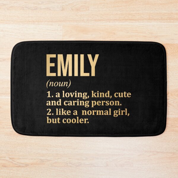 Item preview, Emily Name Definition in Gold designed and sold by XCIV.
