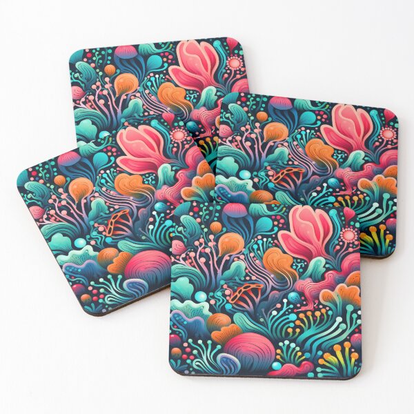 Item preview, Beautiful Colorful Coral Reef designed and sold by Myra365Art.