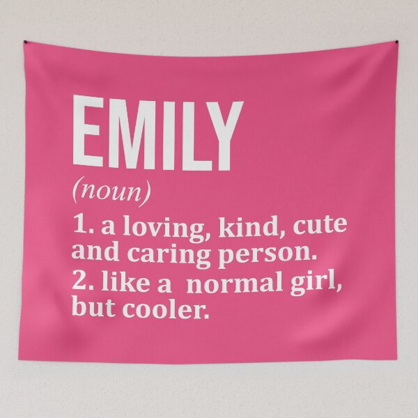 Item preview, Emily Name Definition for Women designed and sold by XCIV.