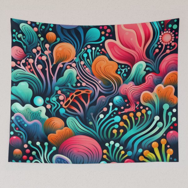 Item preview, Beautiful Colorful Coral Reef designed and sold by Myra365Art.