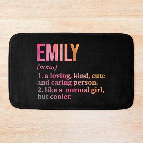 Item preview, Emily Name Definition in Watercolor designed and sold by XCIV.